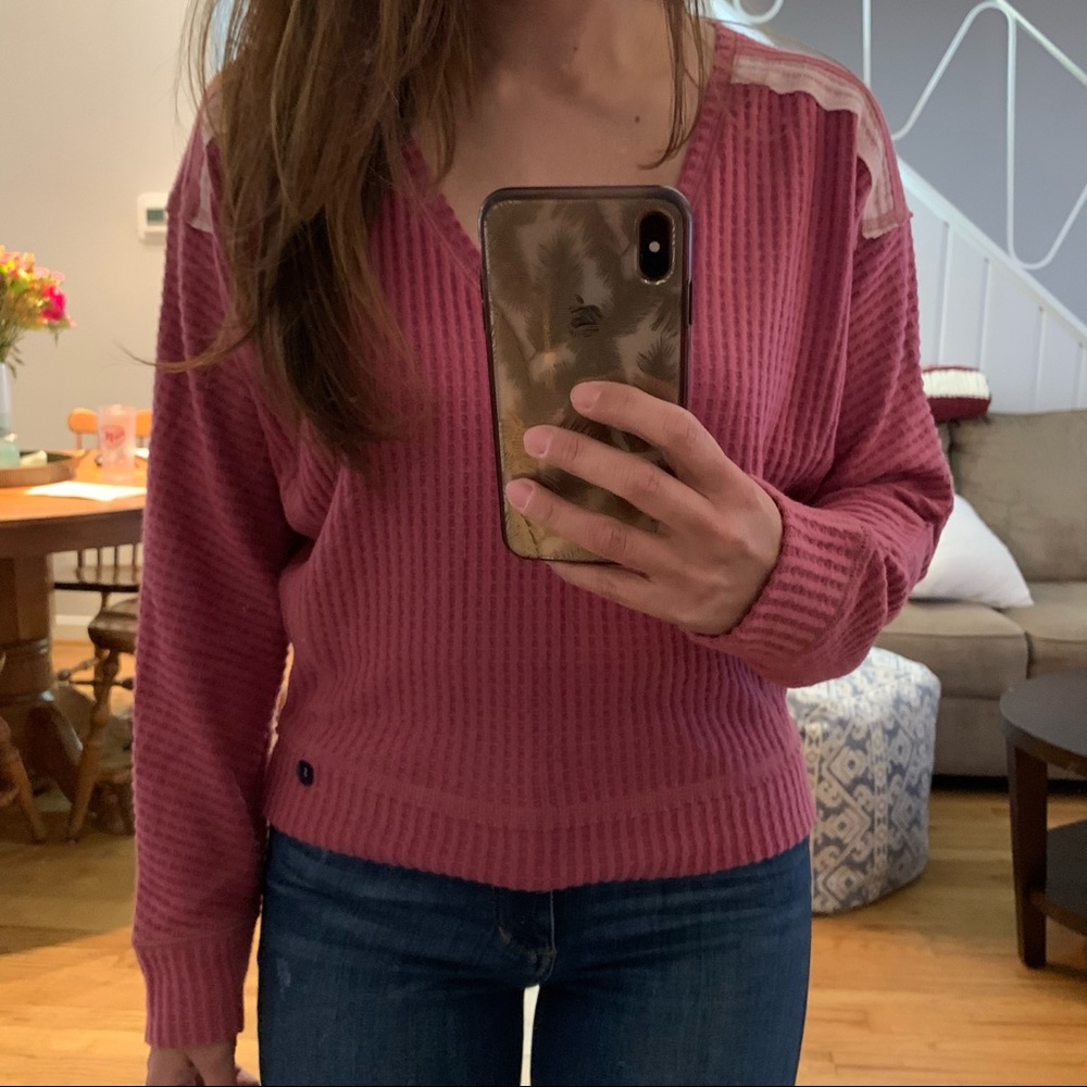 Pink Abercrombie Sweater